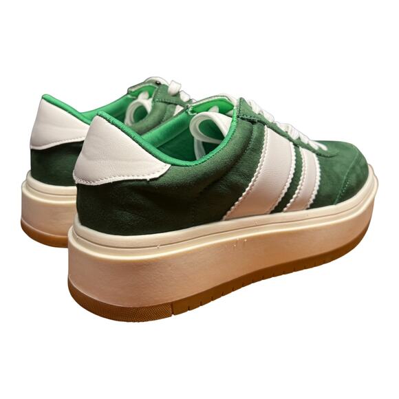 MADDEN GIRL Navida Women's 8M Platform Low Top Sneakers Green White Shoes READ - Picture 5 of 12
